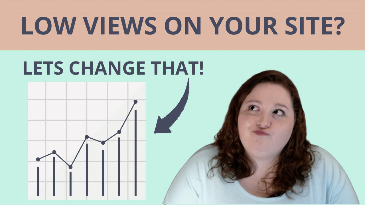 how to increase traffic on your website low views on your site lets change that autumn looking confused at a increasing graph