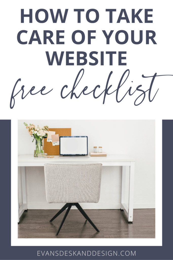 website maintenance checklist how to take care of your website free checklist